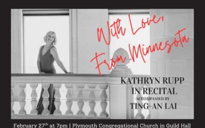 With Love, From Minnesota – Kathryn Rupp Recital