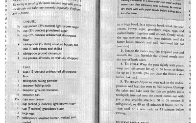 Overnight Sour Cream Coffee Cake